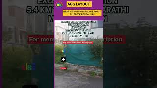 AGS LAYOUTBENGALURUBDA APPROVED SITE FOR SALE30401200 SqFtEAST FACINGshortsvideo [upl. by Kreager]