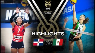 🇩🇴 DOM vs 🇲🇽 MEX  Highlights  Womens OQT 2023 [upl. by Marmion96]