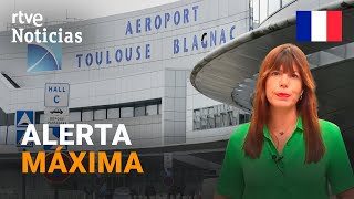 FRANCIA Cerrados SEIS AEROPUERTOS por AMENAZA de ATAQUE TERRORISTA  RTVE Noticias [upl. by Iderf]