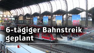 BahnstreikHammer Die Lokführergewerkschaft GDL ruft erneut zum Streik auf [upl. by Elisa620]