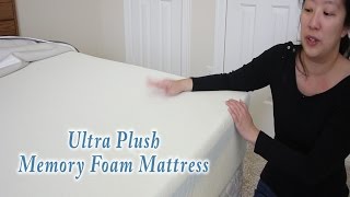 Perfect Cloud UltraPlush GelMax 10 Inch Memory Foam Mattress  Review and Unboxing [upl. by Akedijn76]