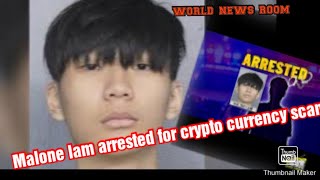 crypto currency scam arrest lam Malone cryptocurrency fbi miami subscribe share viralvideo [upl. by Oehsen]