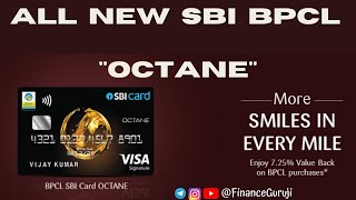 SBI BPCL Octane Credit Card  Features amp Fee 25X Rewards [upl. by Dnamron]