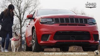 2019 Jeep Grand Cherokee Trackhawk Andie the Lab Review [upl. by Higginson549]