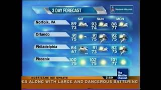 Storm Alert 2008 Version  The Weather Channel Local on the 8s Hurricane Ike Satellite Forecast [upl. by Elmajian]