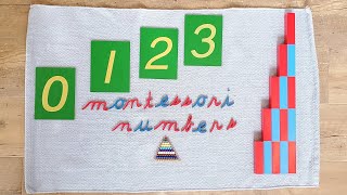 Introduction to Numbers Using Montessori Materials  Montessori Homeschool [upl. by Tahpos]