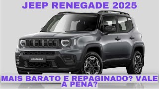 Novo Jeep Renegade 2025 com Preço Reduzido Até R 14 mil a Menos [upl. by Parthinia]