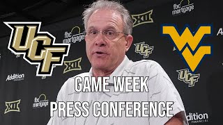 UCF Football Gus Malzahn Press Conference  West Virginia Week ⚔️🏈 [upl. by Hopper]