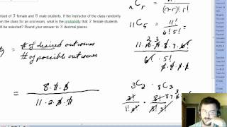 Probability of draws without replacementmp4 [upl. by Alehc]