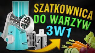 FIZZ Maszynka do tarcia ziemniaków sera warzyw 3x tarki 🥕🍎 Surówki Sałatki Dania FIT [upl. by Ozne]