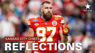 Kansas City Chiefs Tight End Travis Kelce Reflects On Past Season New Endeavors And Future Plans [upl. by Ylerebmik]