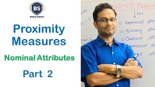 Proximity Measures  2  Nominal Attributes  Data Mining [upl. by Atinahs211]