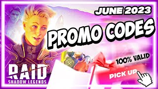 Valid Raid Shadow Legends promo codes💎For new and old players💎June 2023 [upl. by Oisangi]