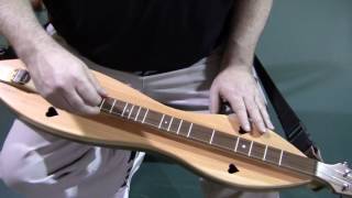 Folkcraft Instruments mountain dulcimer demonstration serial number 8111064 [upl. by Akenit]