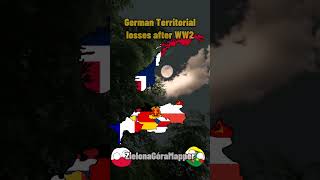 lubuskie history geography mapping German Territorial Losses after WW2 [upl. by Ahsimit]