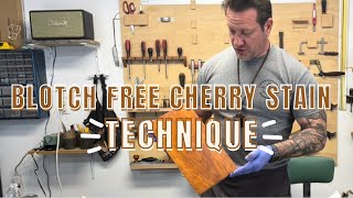 Blotch Free Cherry Staining Technique [upl. by Johannessen]