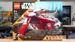 LEGO Star Wars 75354 CORUSCANT GUARD GUNSHIP Review 2023 [upl. by Ber]