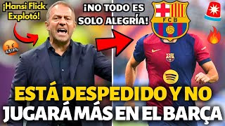 🚨¡BOMBAZO¡FUERA AHORA¡MIRA LO QUE PASÓ DESPUÉS DEL PARTIDO¡NADIE ESPERABA¡NOTICIAS DEL BARCELONA [upl. by Orazal]