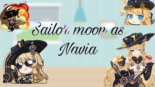 SAILOR MOON BLACK MOON REACT TO SAILOR MOON AS NAVIA [upl. by Ativet]