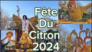 FÊTE DU CITRON 2024  17 FEBRUARY [upl. by Otrebor]