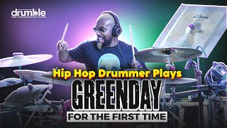 A Hip Hop Drummers First Time Hearing GREEN DAY [upl. by Ahter]