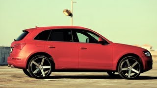 Audi Q5 on 22quot Vossen VVSCV3 Concave Wheels  Rims [upl. by Nalhsa]