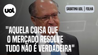 Alckmin evita responder se aceita assumir economia em eventual governo de Lula [upl. by Latta]