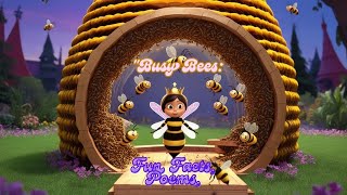 🐝quotBusy Bees🐝 Fun Facts Poems and Activities for Kidsquot [upl. by Noguchi]