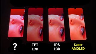 TFT LCD Vs IPS LCD Vs Super AMOLED Display Test [upl. by Araz101]