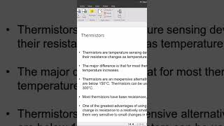 Thermistors Temperature Measurement Industrial Process Control temperaturemeasurement [upl. by Rolland752]