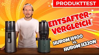 Entsaftervergleich Hurom H400 vs Hurom H320N [upl. by Intyrb]