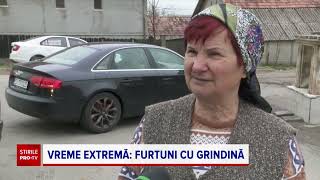 „Dați drumul la clopote Biserica se cutremură” Fuioare stranii nori de tornadă grindină și ploi [upl. by Crim19]