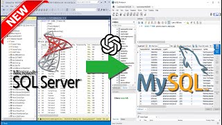 Migrate Database from MSSQL to MySQL Server Using ChatGPT [upl. by Yaj]