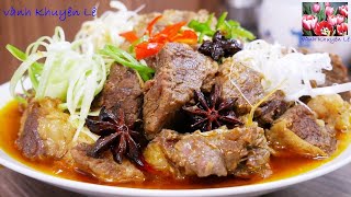 BÒ KHO NGŨ VỊ Thịt Bò Kho thơm ngon thấm Vị đậm đà Món ăn hàng ngày hoặc ngày Tết by Vanh Khuyen [upl. by Htiek]