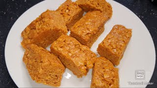 3 ingredients cornflakes bar  No bake  vegan and vegetarian snack  cornflakes recipe [upl. by Lambert330]