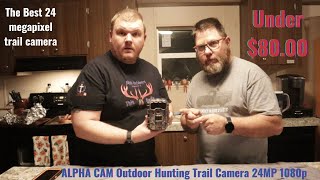 The best trail camera under 8000 ALPHA CAM Outdoor Hunting Trail Camera 24MP 1080p [upl. by Desiri]