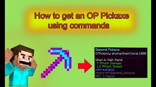 How to get an OP PICKAXE using a simple command [upl. by Nowaj]