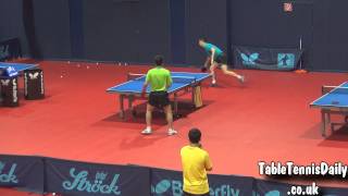 Amazing Rally Ma Long vs Hao Shuai China Training For WTTC 2013 [upl. by Brooking150]