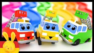 Das Rutschlied  FARBEN  Kinderlieder titounis  Auto kinder  traktor kinder  bagger kinder [upl. by Kisung179]