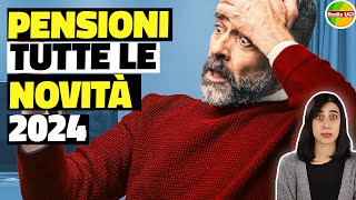 TUTTE LE NOVITÀ sulle PENSIONI con la LEGGE di Bilancio 2024 rivalutazione quota 103 opzione donna [upl. by Andromada]