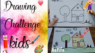 🖍Kids drawing challenge✍️ everything channel 786 [upl. by Eymaj]