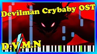 DVMN Devilman Crybaby Music Piano Cover Netflix Devilman Crybaby OST Synthesia Tutorial [upl. by Elwood]