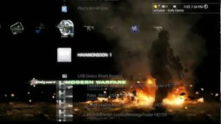 mw2 theme for ps3 [upl. by Enimsaj]