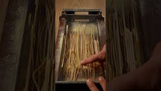 How to make Spaghetti alla Chitarra asmr pasta [upl. by Yelik]