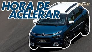 Citroën C4 Cactus na pista Rubinho acelera forte o novo SUV na Volta Rápida 166  Acelerados [upl. by Naujtna]