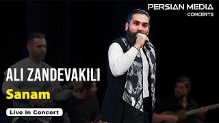 Ali Zandevakili  Sanam l Live In Concert  علی زندوکیلی  صنم [upl. by Siraval707]