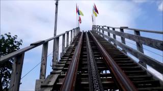 Waldameer Ravine Flyer II  On Ride Front Row POV 1  July 14 2015 [upl. by Carie]