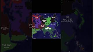 🌏 Territorialio Timelapse 🌏  33x  🇰🇷 South Korea 🇰🇷 [upl. by Pagas]