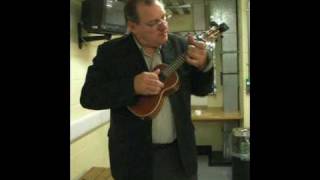 George Hinchliffe of the Ukulele Orchestra of Great Britain backstage at the Albert Hall [upl. by Relyhs517]