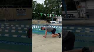 Backstroke Kick Exercise  Physioball Leg Curl [upl. by Chalmers]